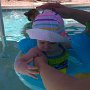 Cordie's First Time In The Pool