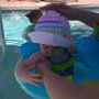 Cordie's First Time In The Pool